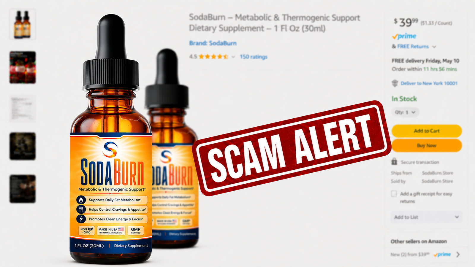 SodaBurn scam alert